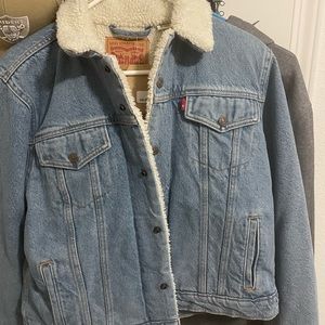 Denim Sherpa Jean Jacket